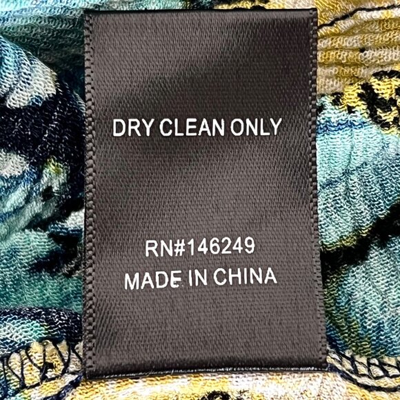 Summer Dress by Aakaa Size L Sunflower Print Sleeveless V-Neck Loose Flowy EUC - Picture 8 of 11